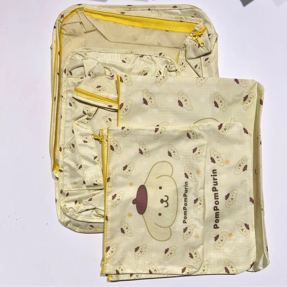 New Unused PomPomPurin Travel Organizer Storage Set